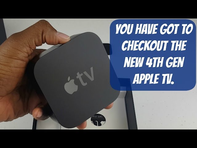 Apple TV 4th Gen Unboxing, Setup, and Game Play.