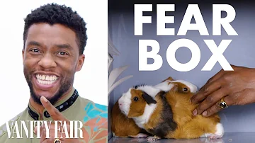 Chadwick Boseman & Danai Gurira Touch a Chameleon, a Frog, and Other Weird Stuff | Vanity Fair