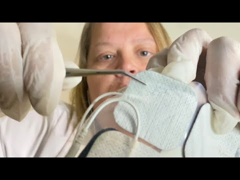 ASMR 🩺 Medical Exam Applying Electrodes| Head to Toe Tingles