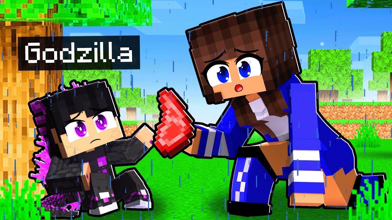 Miika SALVOU o BEBÊ GODZILLA no Minecraft ◂Miika▸