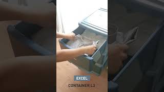 Lemari Plastik 3 Susun Excel Container L3
