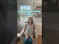 Do this to to help improve posture and support your back while you knit!