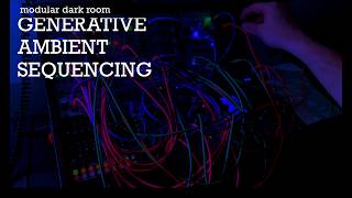 Modular Dark Room: Hands-On Generative Sequencing w/Step Fader MKII (ambient // eurorack // jam)