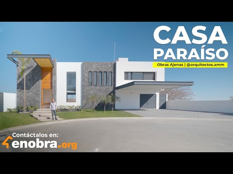 Video: Casa notable con colores ácidos en una zona aislada