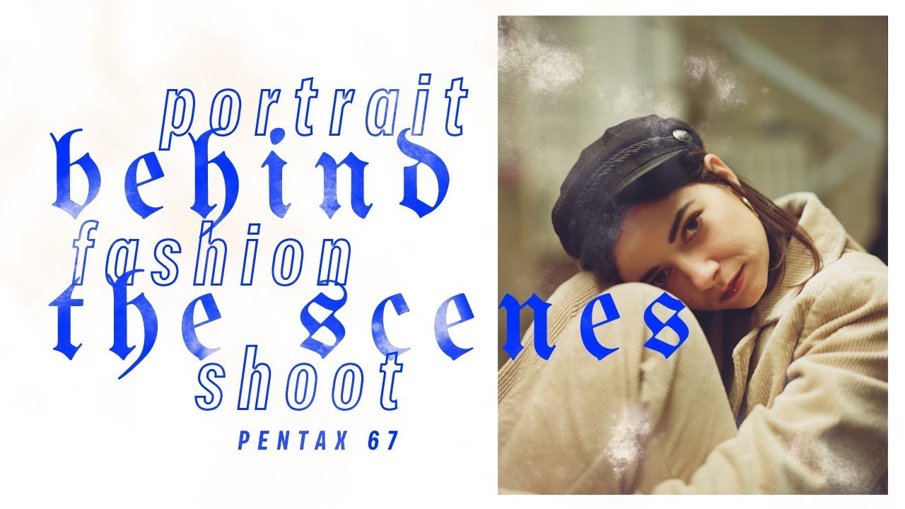 Behind the scenes of a fashion portrait shoot // Pentax 67