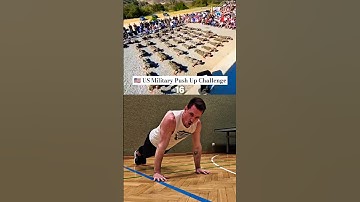🇺🇸US Army Military Push Up Challenge💪🏻Try this! #pushups #usarmy #pushupchallenge #shorts #fitness