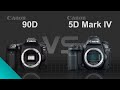 Canon EOS 90D vs Canon EOS 5D Mark IV