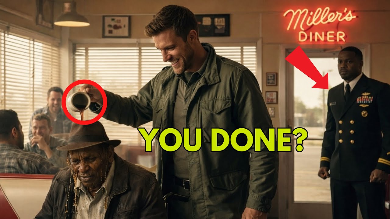 Bully Poured Coffee On Black Elderly Veteran in a Diner — Unaware His Son Is A Navy SEAL