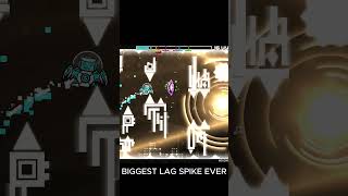 THE BIGGEST LAGSPIKE EVER  #geometrydash #lag #lagspike #extremedemon #fypシ゚viral #fyp