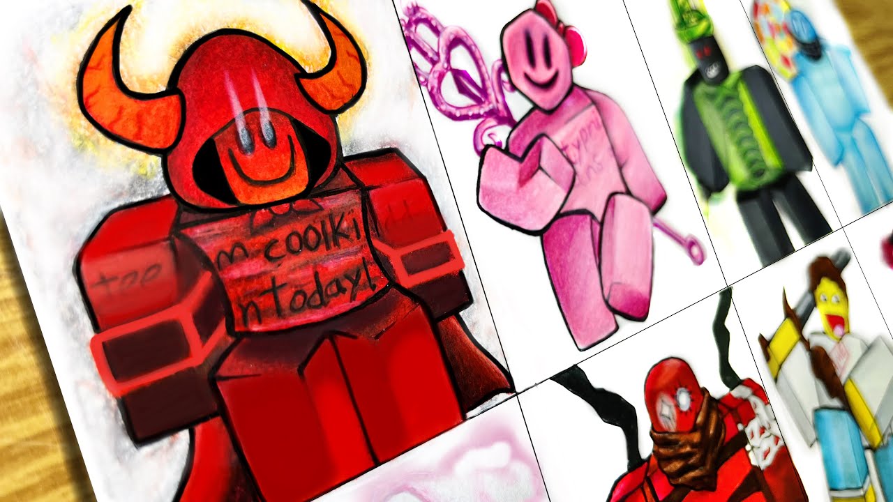 Drawing Forsaken : Survivor vs Killer LMS [ROBLOX] cOOlkidd VS