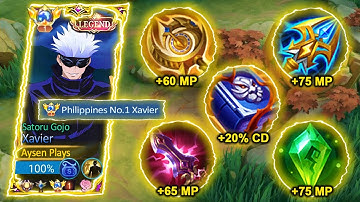 THANKS MOONTON FOR THIS NEW ONE HIT RECOMMENDED BUILD FOR XAVIER! 😱 | XAVIER BEST BUILD 2023 | MLBB