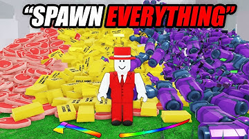 Using ADMIN to Spawn EVERYTHING in 99 Nights in the Forest!