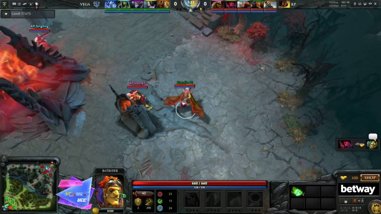 (EN) Betway WCA 2016 EU Main Qualifier Dota 2: Vega Squadron vs Kaipi #2