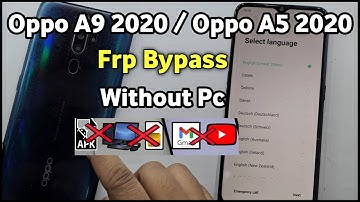 Oppo A9 2020 Frp Bypass | Oppo A9 2020 / A5 2020 Frp Bypass Without Pc | Frp Code *813# Not Working