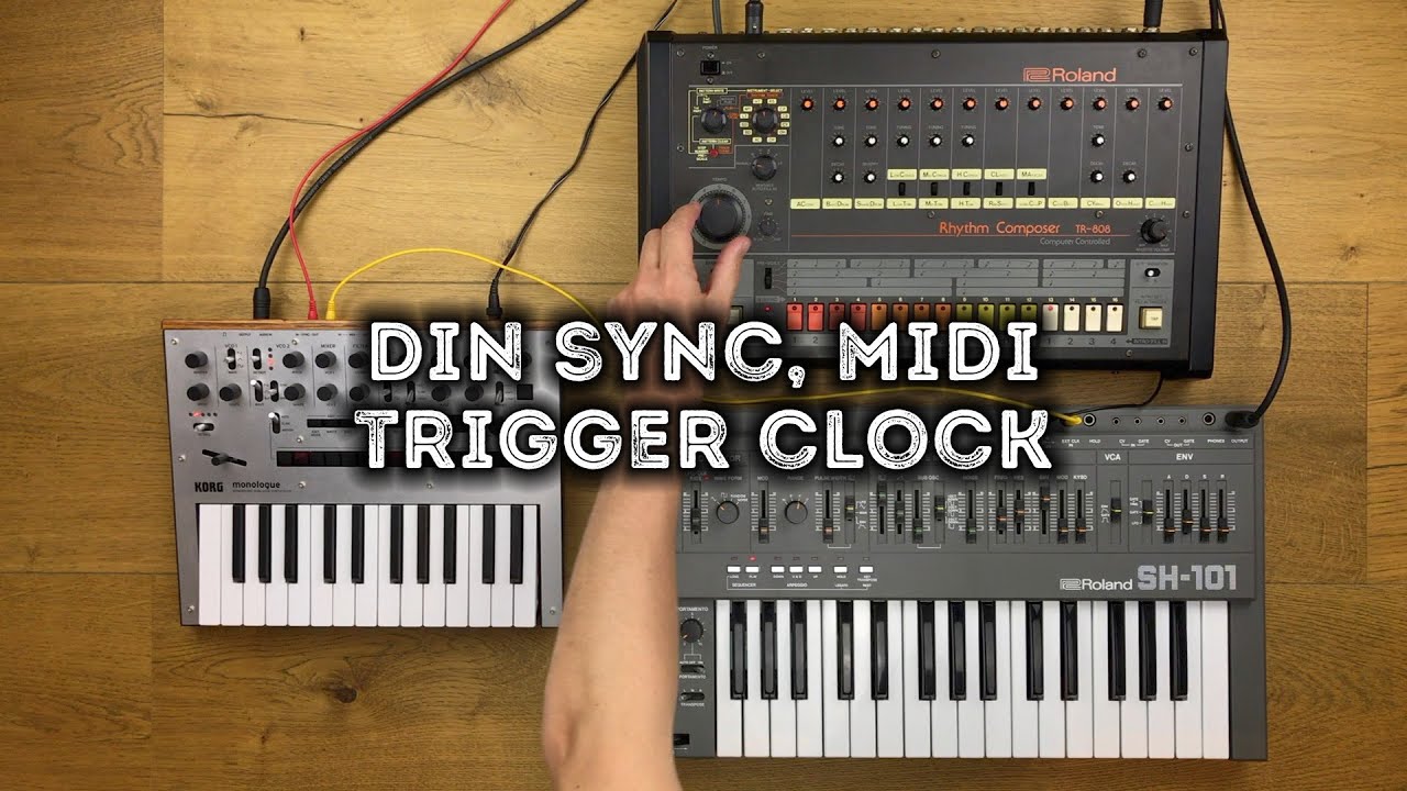 How To Sync Drum Machines And Sequencers Via DIN SYNC MIDI CV GATE how-to-sync-drum-machines-and-sequencers-via-din-sync-midi-cv-gate