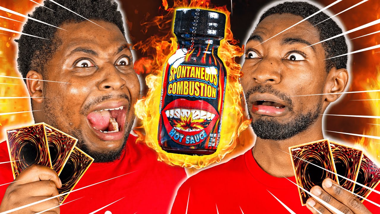 Yugioh But We Eat Hot Sauce When We Take Damage YouTube