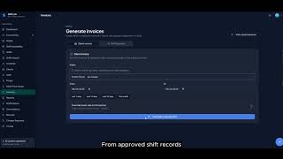 ShiftLink Tutorial: Generate Client Invoices & Staff Payment Statements