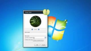 Fruity Clock Windows 7 Sidebar Gadget