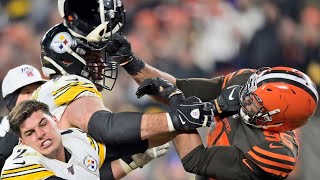 Myles Garrett Rips Helmet Off Mason Rudolph