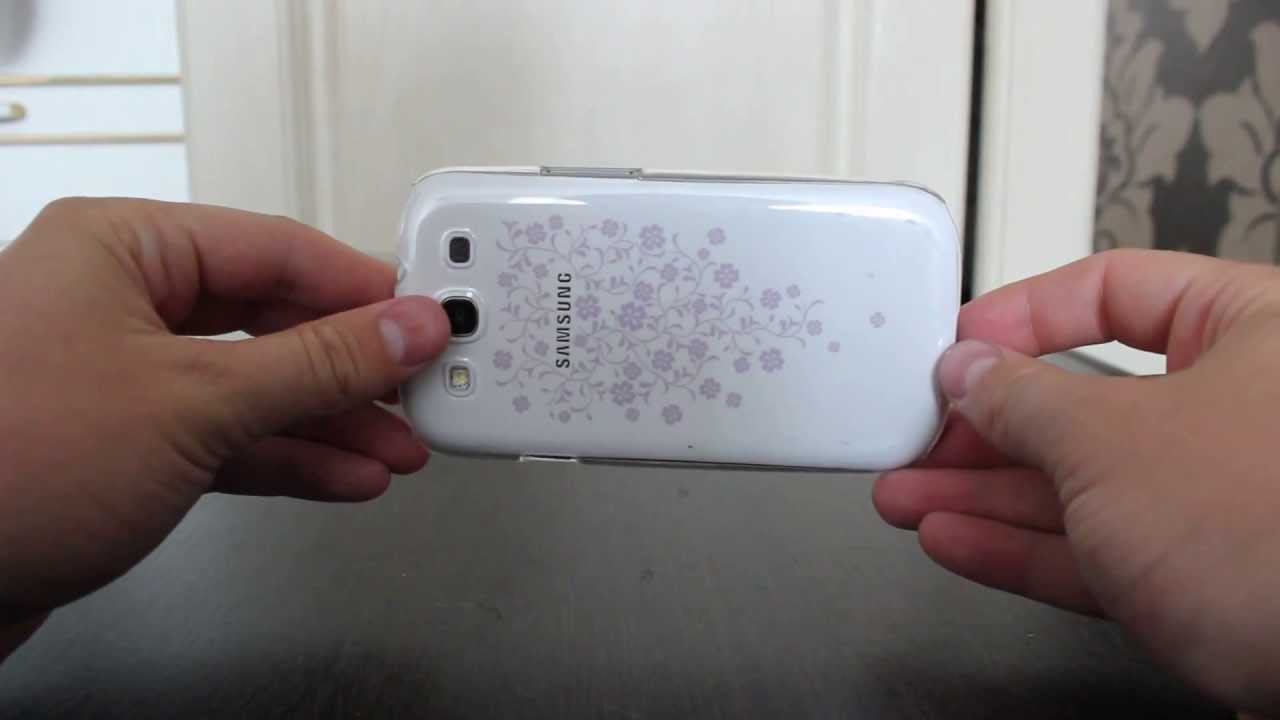 Задняя крышка для Samsung Galaxy S3 i9300 Clear Crystal case