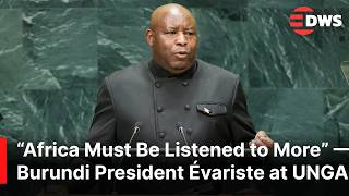 FULL: Burundi President Calls for Greater African Voice in Global Decision-Making | UNGA 2026 | AC1E