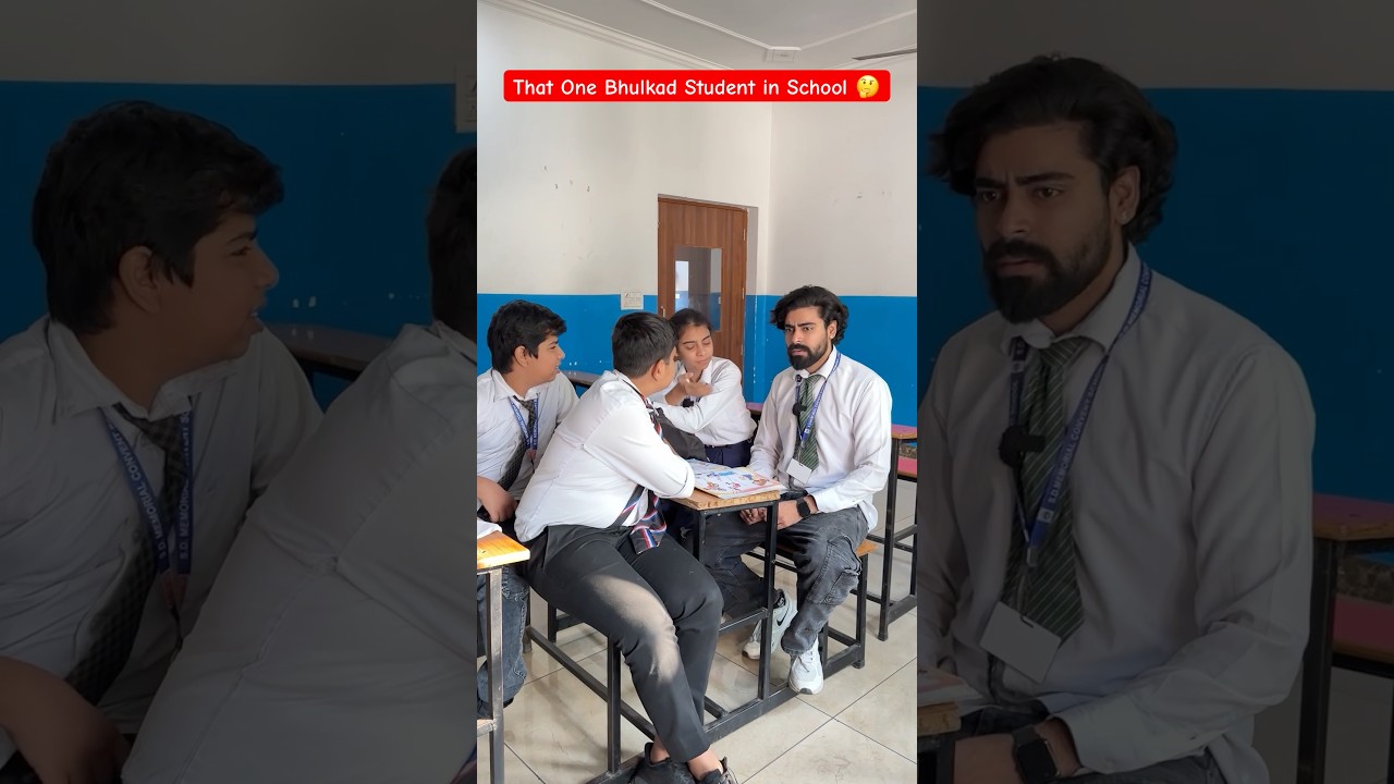 That One Bhulkad Student in School 🤔 #shorts #teratrigun #comedy #funny #school
