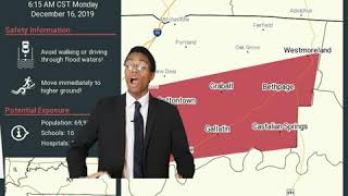 Flash flood warning for sumner county until 6:15