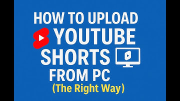 Hoe je YouTube Shorts vanaf een pc uploadt (op de juiste manier) 💻📱