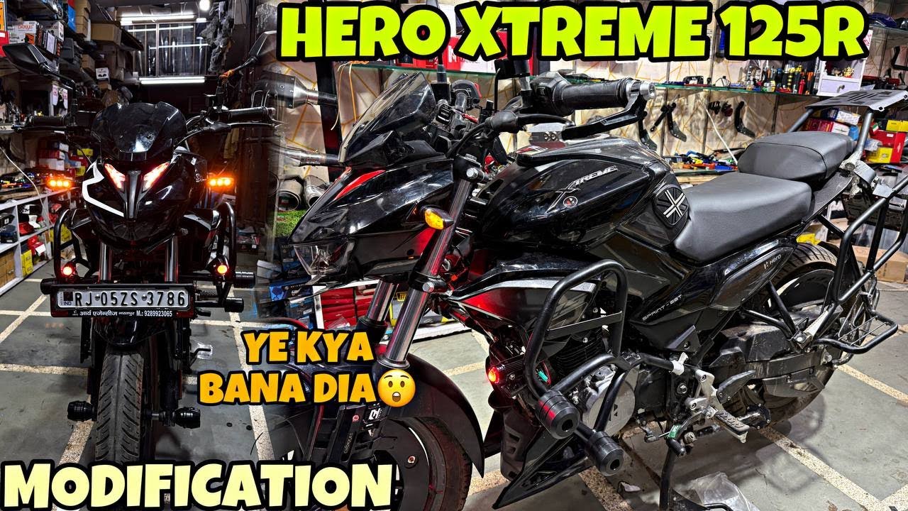 Mini Ninja HERO XTREME 125R itni Beautiful Modified | Crash Guard