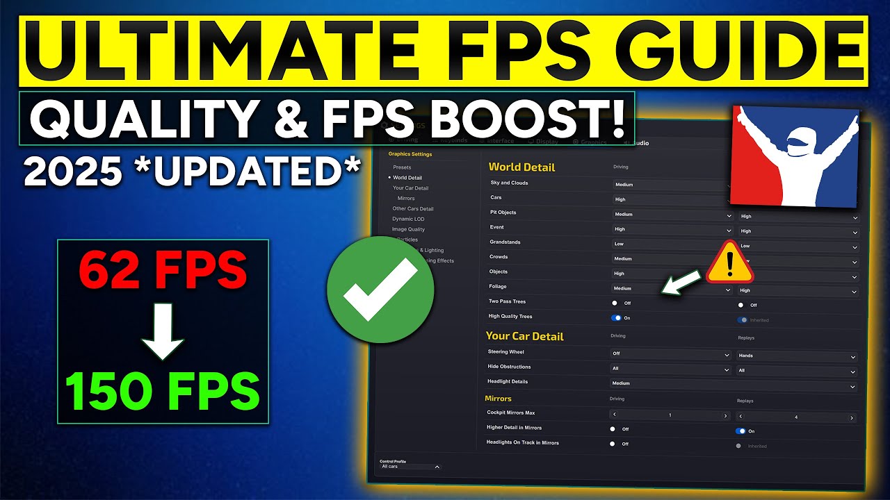 iRacing Ultimate Graphics Guide 2025 *Обновлено*