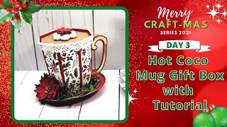 Day 3 - Hot Coco Mug Gift Box with Tutorial - Merry Craft-mas Series| ASC Craft Supplies DTP