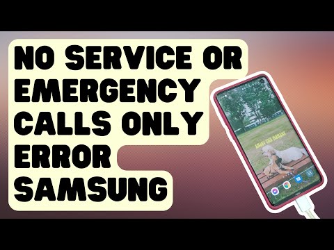 How To Fix No Service Or Emergency Calls Only Error On Samsung - YouTube