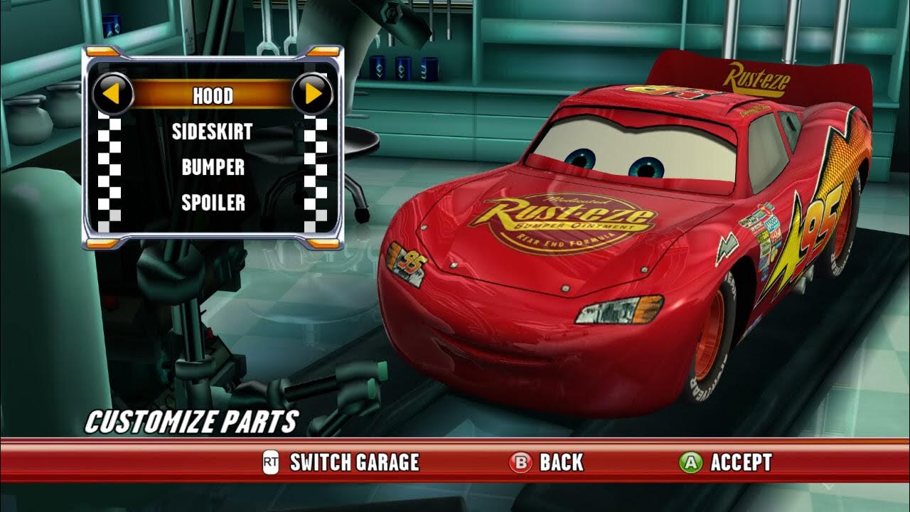 Cars: Race O Rama X360 Modding  PS3 McQueen Fully Added and Playable 