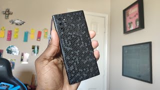 Samsung Galaxy Note 10+ Sopiguard Honeycomb Skin installation