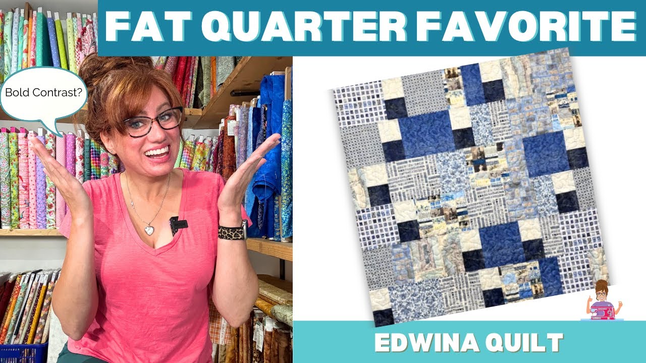 Сделайте это одеяло размером с четверть толстых стеганых одеял за выходные! (Эдвина Квилт)