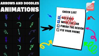 Arrow Pack & Doodles Motion Pack - Hand-Sketched Pointer Bundle (Ae, Pr, Dr, FCPX)