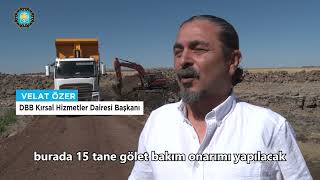 Çınar’da Besicilerin Su Kaynağı Göletler Onarıldı