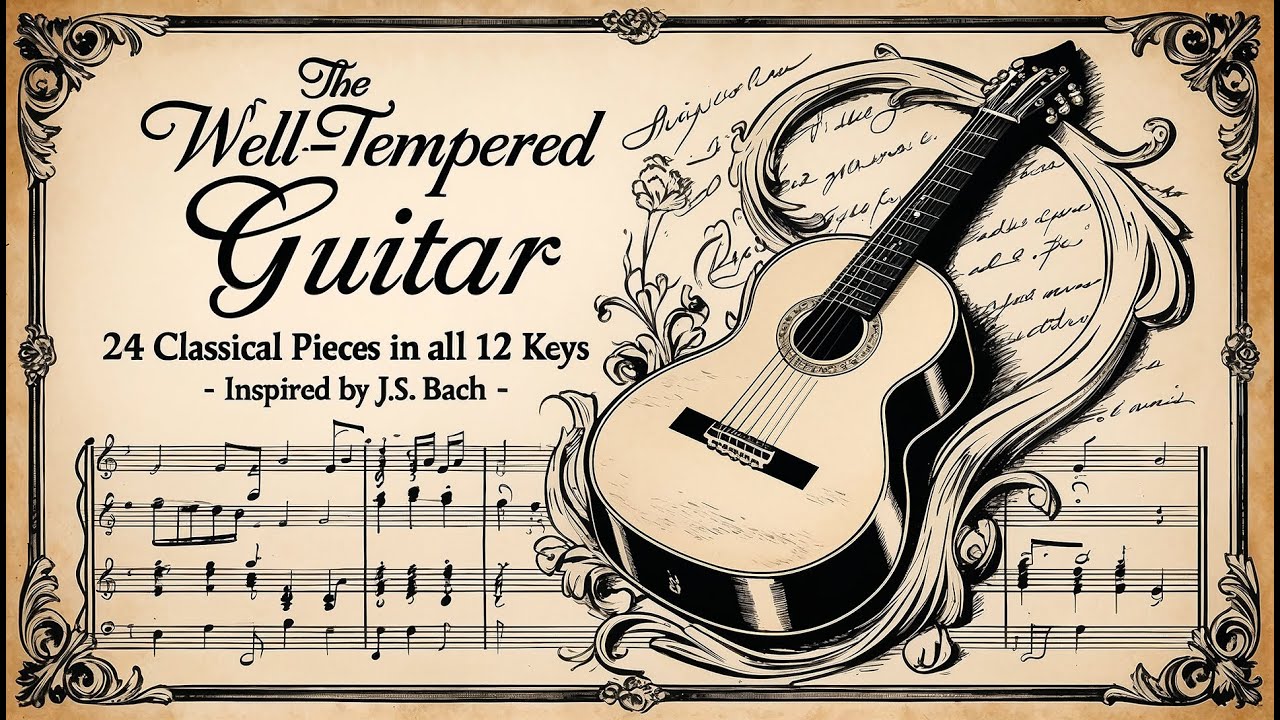 Bach Reimagined: 24 Classical Guitar Pieces in All Keys | The Well-Tempered Guitar + HD Drone Film