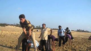 Kung-fu Nellore Kodur Beach Jumping Special Fitness Training Teach Shifu Prabhakar Reddy screenshot 5