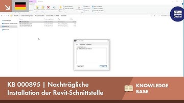 KB 000895 | Nachträgliche Installation der Revit-Schnittstelle