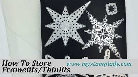 How To Store Your Framelits and Thinlits