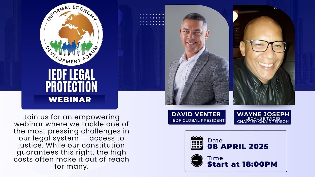 IEDF Legal Protection Launch: ⚖️ Justice belongs to everyone — help make it a reality!