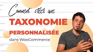 WooCommerce: Let's create custom TAXONOMY!