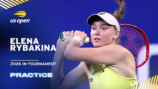 Información LIVE | Elena Rybakina | Practice Session | 2026 US Open Guía