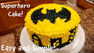 Superhero Cake | Batman Forever! | DIY | Cake Decorating