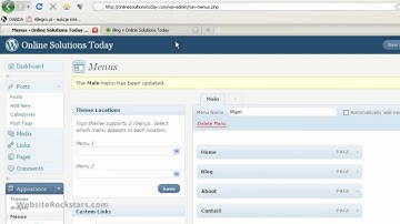 Wordpress Tutorial - How to Use Wordpress Menus With the Atahualpa Theme