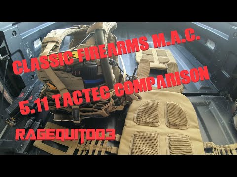 Classic Firearms MAC vs 5.11 TacTec plate carrier comparison - RageQuit003