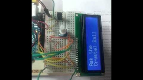 Arduino projects book  11 CrystalBall