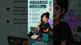 Pola Zodiak AQUARIUS habisin Uang tanpa sadar #shorts