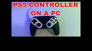Gamrombo LED Wireless Controller for PS5 Use on PC Review